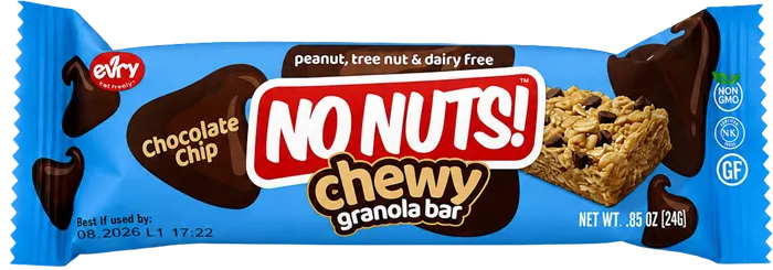 Chewy No Nuts! granola bar wrapper