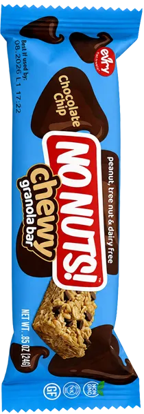 Chewy No Nuts! Chocolate Chip granola bar (vertical)
